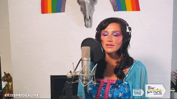 1035KISSFM love rainbow pride rose GIF