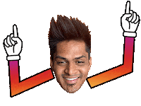 Ayush Sticker by BORN ON INSTAGRAM
