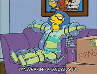 Episode 2 Jacuzzi Suit GIF by The Simpsons