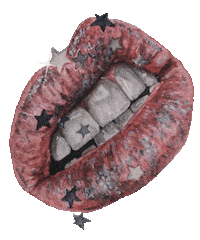 paveeeel art kiss lips shine Sticker