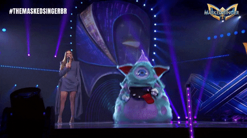 Happy Ivete Sangalo GIF by The Masked Singer Brasil