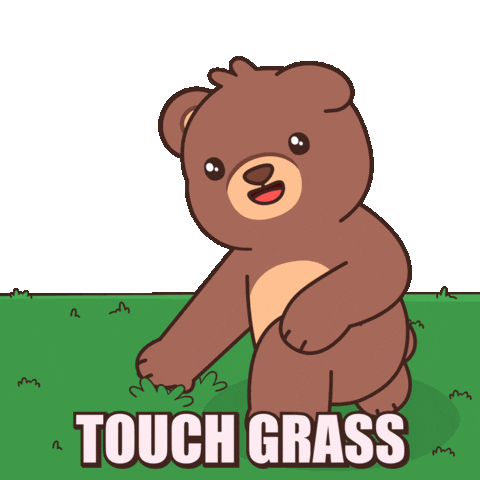 Vibing Teddy Bear Sticker by BEARISH