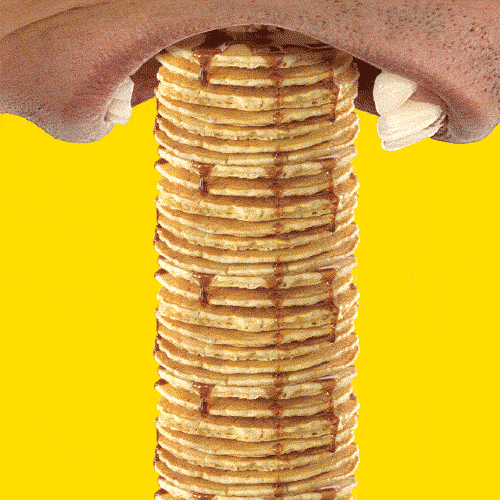 breakfast pancakes GIF by At America’s Diner we pronounce it GIF.