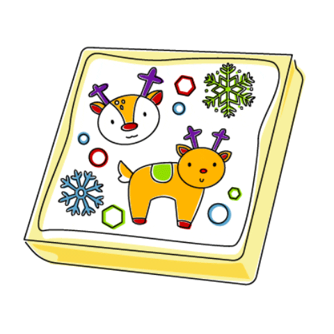 Christmas Cookie Eating Sticker by Sweetness