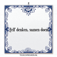 Humor Teamwork GIF by Tegelspreuken.nl