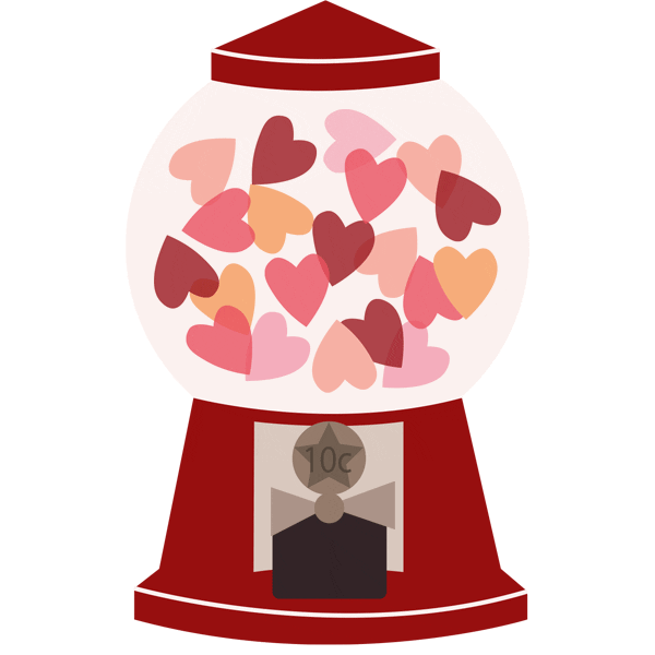 My Love Hearts Sticker by BLAKE SEVEN