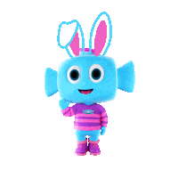Easterbunny Sticker by Kandyz