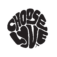 Peace Love Sticker by Dfly