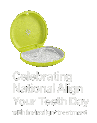 Nationalalignyourteethday Sticker by Invisalign