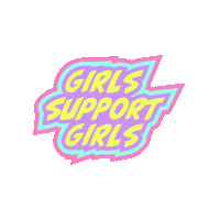 Girls Support Girls Sticker