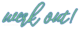 Working Out Sticker by Basic Brunchcast