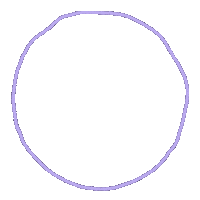 Line Circle Sticker