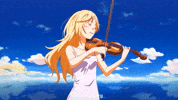 Your Lie In April Anime Girl GIF