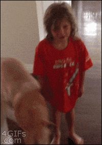 girl fail GIF