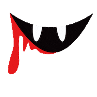 mmsitalia scary blood vampire mouth Sticker