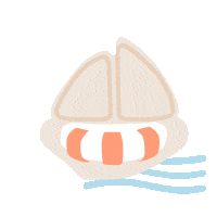 Baby Boat Sticker by Sophie la girafe