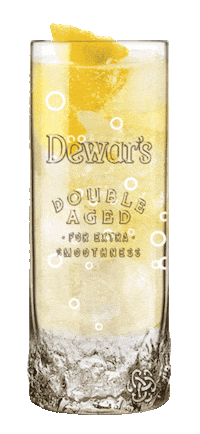 Bubbles Whisky Sticker by Dewar's