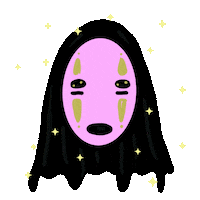 Ghibli No Face Sticker