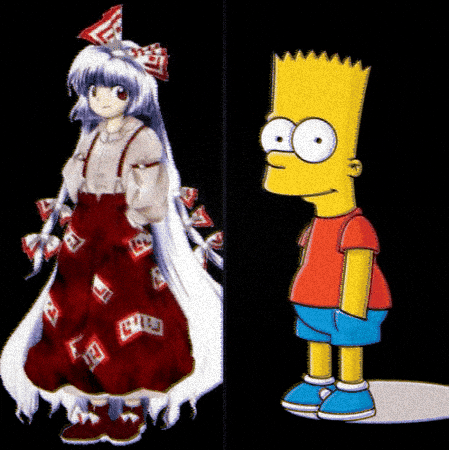 Bart Fujiwara No Mokou GIF
