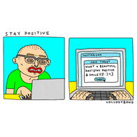 comics stay positive GIF by Lolcodybond