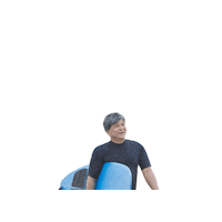 EnsureSG cool surf surfer uncle Sticker