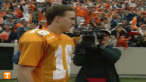 Peyton Manning Sport GIF by Tennessee Athletics