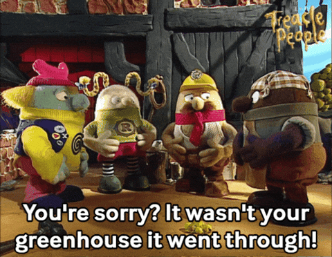 Apologise Stop Motion GIF by Fire Mountain Productions