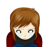 sad crying STICKER