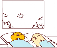 Wake Up Sleeping GIF by Nattan_Universe