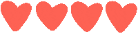 I Love You Hearts Sticker