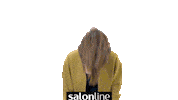 girl hair flip Sticker by Salon Line