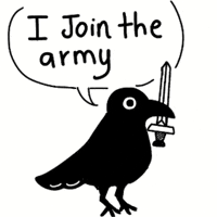 Crow Sorrow GIF