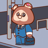 Party Go To Work GIF by Beraji Bears