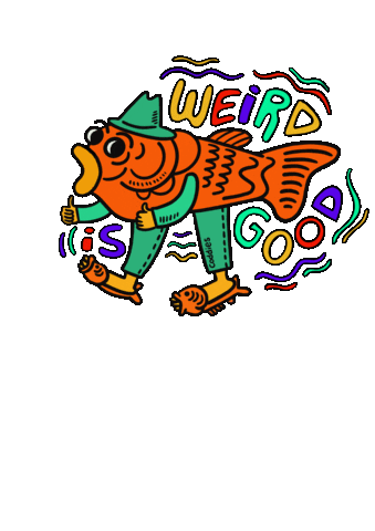 Coddies fish fishing fishy coddies Sticker