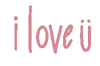 I Love You Sticker Sticker