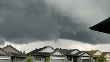 Dark Clouds Move Through Southern Ontario Amid Tornado Watch