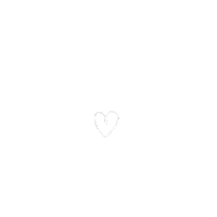 White Heart Love Sticker