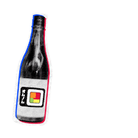 OMUNNOMUsg drinking alcohol japanese sake Sticker