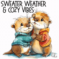 Sweater Weather Friends GIF