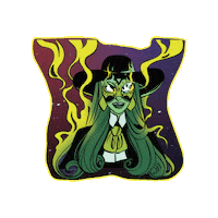 Demon Latino Sticker by A LA BRAVA, Universe of Latina Superheroes