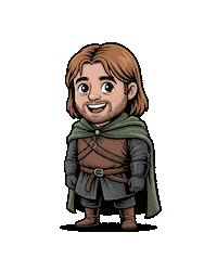 Sad Lord Of The Rings Sticker by Craftorb