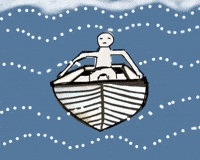Upsetting Rock The Boat GIF by Barbara Pozzi