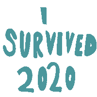 New Year Corona Sticker