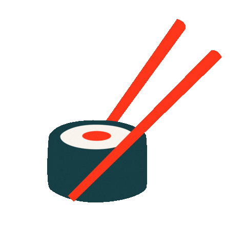 Hungry Sushi Sticker by wecandoo