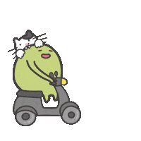 騎車 Sticker