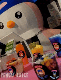 Juice Bar Penguin GIF by Pengu Juice Co.