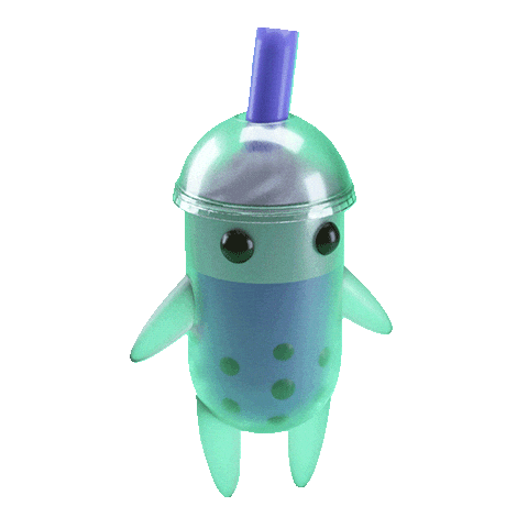 Happy Bubble Tea Sticker