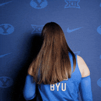 Hairflip GIF by BYU Cougars