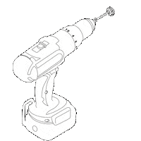 dbsorb construction screw 3dprint makita Sticker