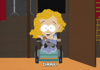 happy timmy burch GIF by South Park 